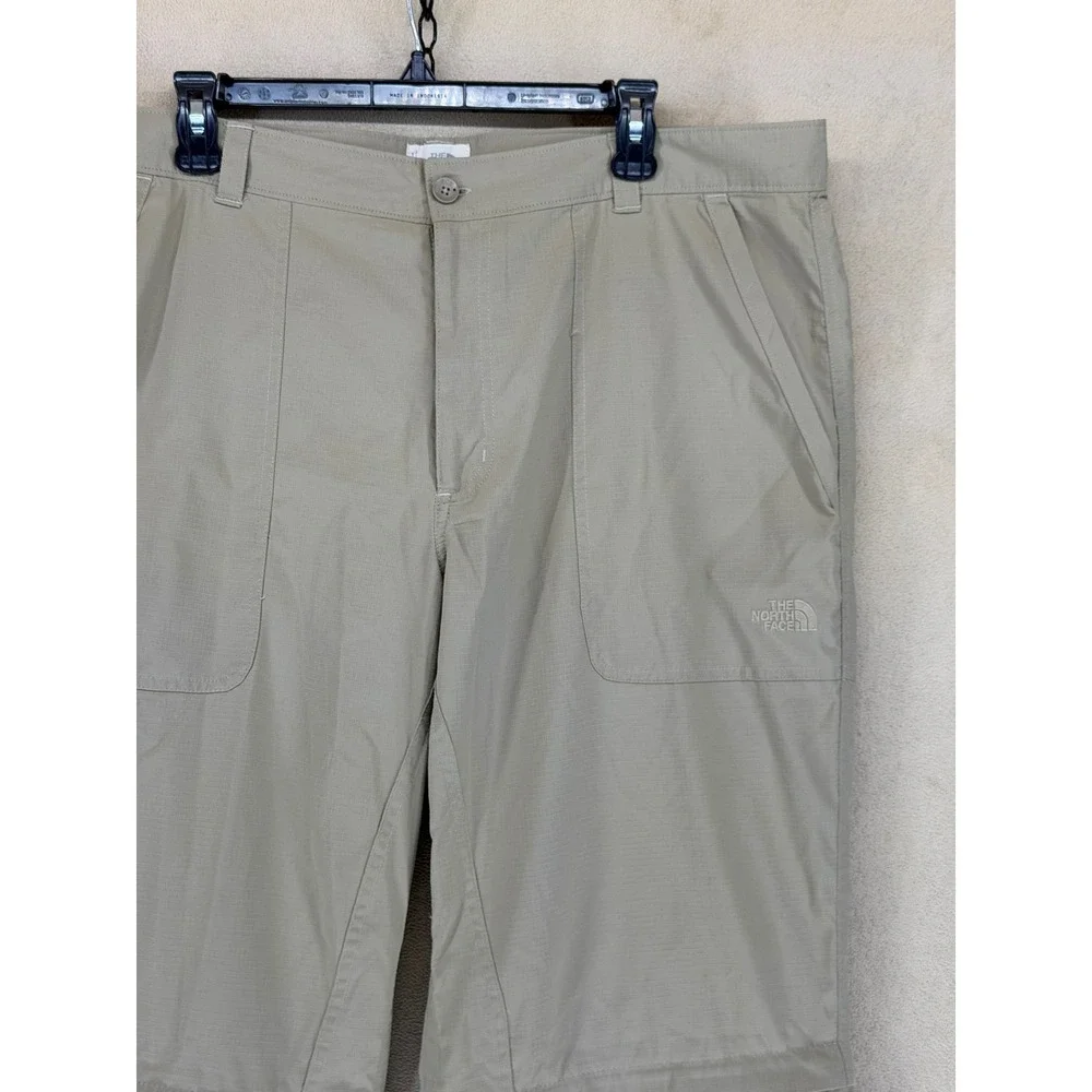 The North‎ Face Mens Convertible Zip Off Hiking Pants Khaki Size 40 RN 61661